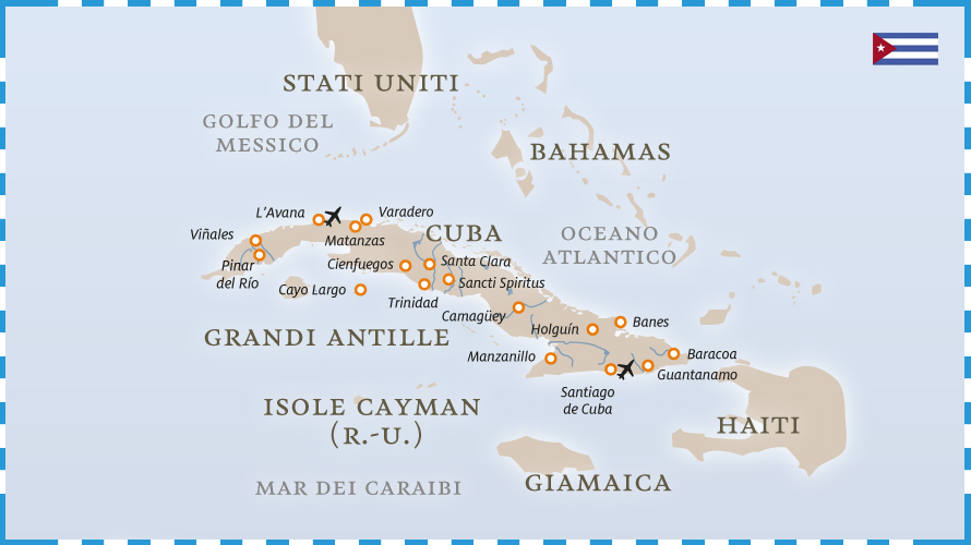 Mappa Cuba