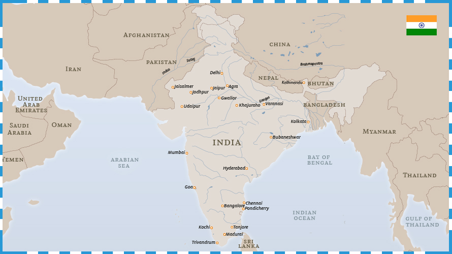 Mappa India