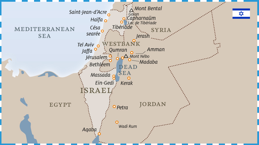 Mappa Israele