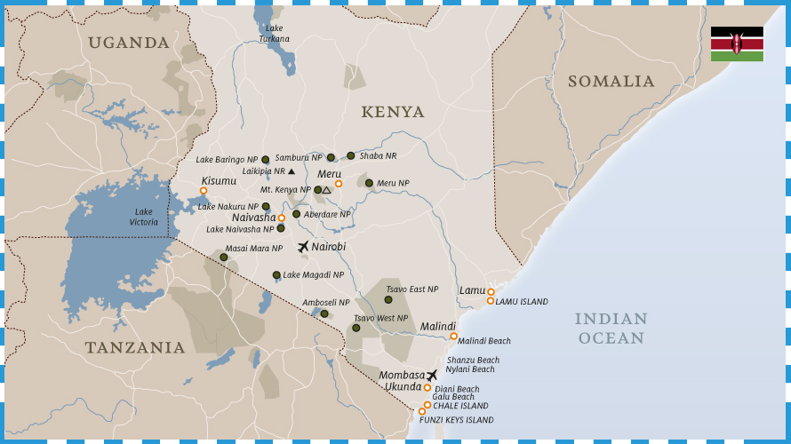 Mappa Kenya