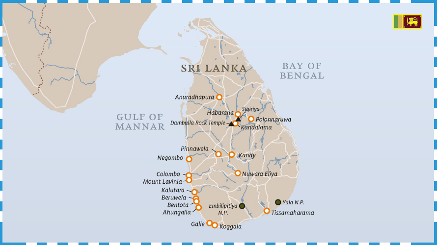 Mappa Sri Lanka